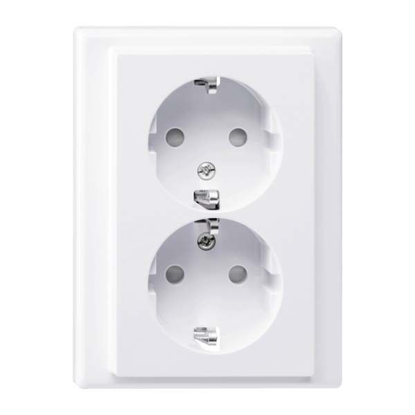 SCHUKO Steckdose aktivweiß glänzend MEG2420-1425 SCHUKO Steckdose aktivweiß glänzend MEG2420-1425