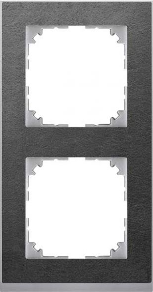 Decor-Rahmen 2-fach Schiefer Decor-Rahmen 2-fach Schiefer