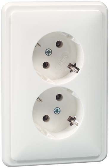 Steckdose SCHUKO reinweiß H 80.6512.02 WI Steckdose SCHUKO reinweiß H 80.6512.02 WI