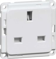 Steckdose alu D 6771.70 GB