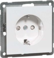 SCHUKO-Steckdose alu D 20.6511.702 OKS