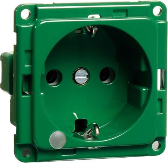 Steckdose SCHUKO D 6611.42 ME GLK SI Steckdose SCHUKO D 6611.42 ME GLK SI