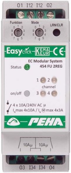 Easyclick-Modul-Schalten D 454 FU-2REG Easyclick-Modul-Schalten D 454 FU-2REG