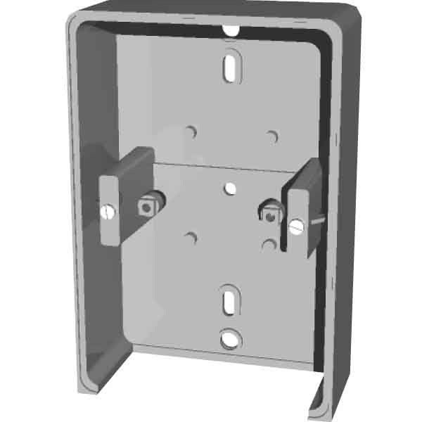 Geräteträger leer 2 fach AP rw 504204 Geräteträger leer 2 fach AP rw 504204
