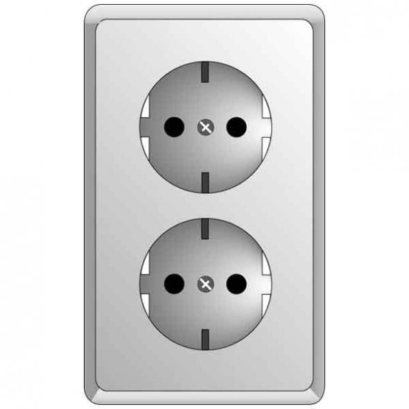 Schuko Doppelsteckdose 515404 Schuko Doppelsteckdose 515404