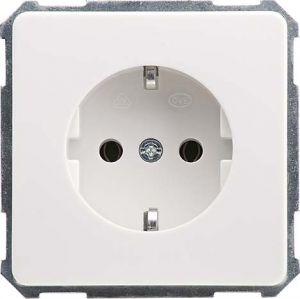 SCHUKO-STECKDOSE,PERLWEISS  205000