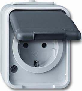 Schuko Steckdose 16A Aqua Top 445009 Schuko Steckdose 16A Aqua Top 445009