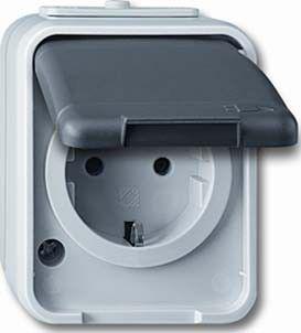 Schuko Steckdose 16A Aqua Top 445009 Schuko Steckdose 16A Aqua Top 445009