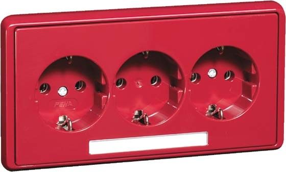 SCHUKO-Steckdose 3-fach ws D 95.6513.02 NA SCHUKO-Steckdose 3-fach ws D 95.6513.02 NA