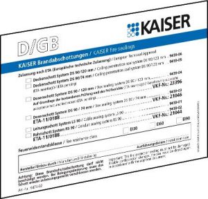 9473-92 Schott-Kennzeichnungsschild