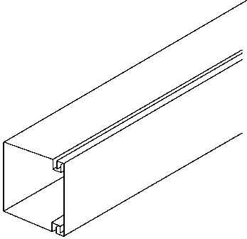HKL2540.5 HKL-Kanal 25X40 braun RAL8014 HKL2540.5 HKL-Kanal 25X40 braun RAL8014