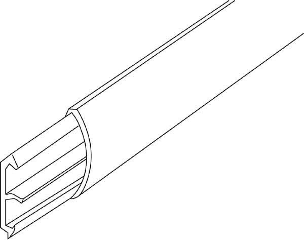Aufbodenkanal 18x74mm braun BDK1875.5 Aufbodenkanal 18x74mm braun BDK1875.5
