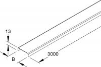 Kabelrinnendeckel RD 50