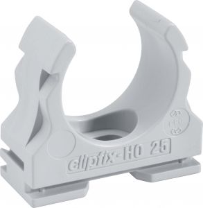 Kunststoffklemmschelle clipfix-HO 63mm grau halogenfrei