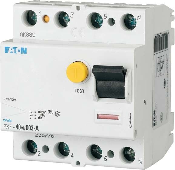 FI-Schutzschalter 4-polig 40A 30mA Typ A FI-Schutzschalter 4-polig 40A 30mA Typ A