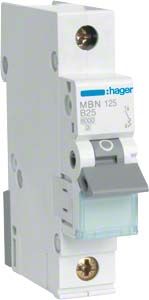 Leitungsschutzschalter MBN125 B-25A 1pol Leitungsschutzschalter MBN125 B-25A 1pol