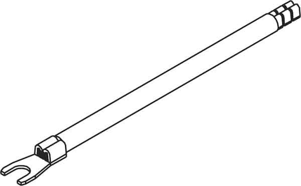 Verdrahtungsbrücke 6mm² sw 265mm