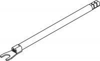 Verdrahtungsbrücke 6mm² sw 123mm