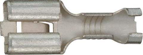 Flachsteckhülse 4,00 - 6,00 mm² 0,80 x 6,30 mm 2750 Flachsteckhülse 4,00 - 6,00 mm² 0,80 x 6,30 mm 2750