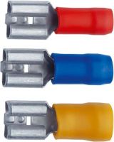 Flachsteckhülse 1,50 - 2,50 mm² blau 0,80 x 6,30 mm 730/BZ