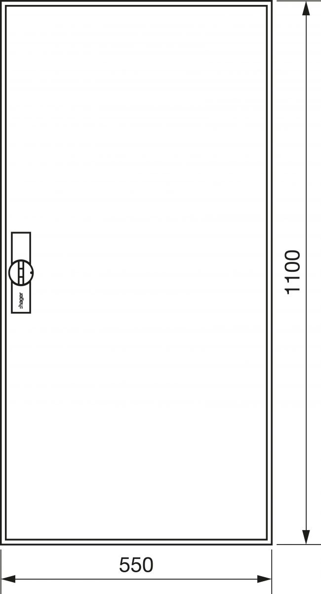Zählerschrank universZ ZB32ES 1100x550x160 IP44 Zählerschrank universZ ZB32ES 1100x550x160 IP44