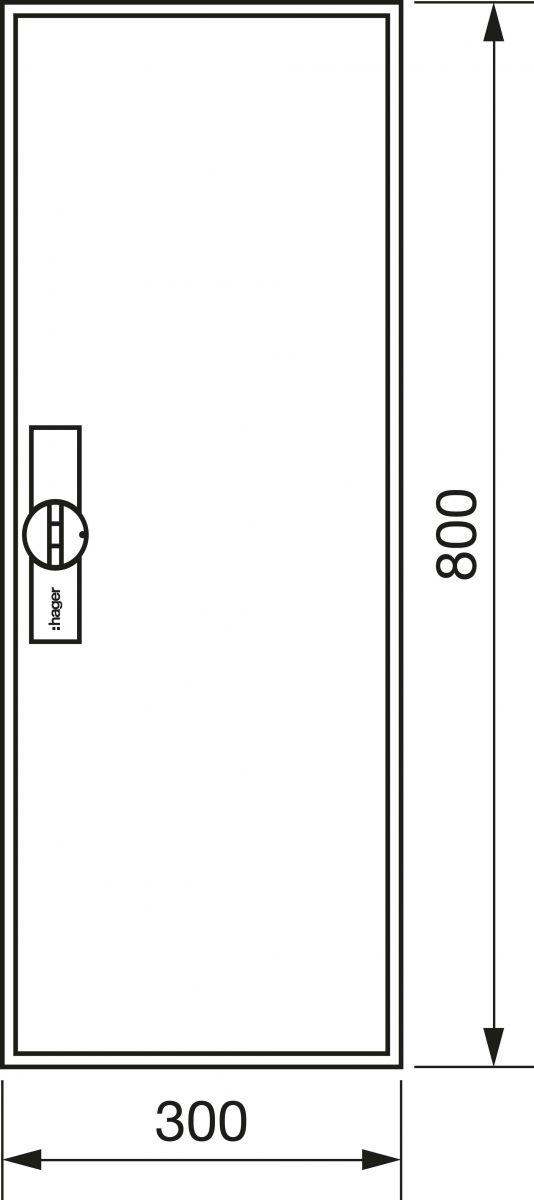 Zählerschrank universZ ZB11S 800x300x205 IP44 Zählerschrank universZ ZB11S 800x300x205 IP44