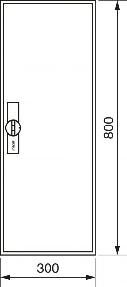 Zählerschrank universZ ZB11S 800x300x205 IP44 Zählerschrank universZ ZB11S 800x300x205 IP44