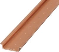 Hutprofil-Tragschiene NS 35/7,5CU Unper.2m