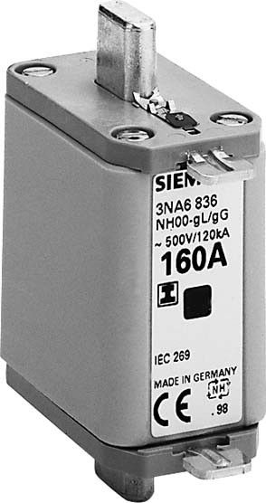 NH-Sicherungseinsatz G00 125A 500AC/250DC 3NA6832 NH-Sicherungseinsatz G00 125A 500AC/250DC 3NA6832