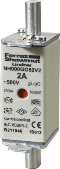 NH-Sicherung NH000 80A gL/gG NH-Sicherung NH000 80A gL/gG