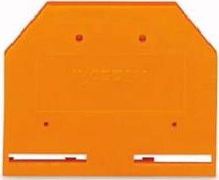 Abschlußplatte 280-302 bis 2,5mm² orange Abschlußplatte 280-302 bis 2,5mm² orange