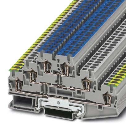 Dreistock-Klemme ST 2,5-PE/L/N Dreistock-Klemme ST 2,5-PE/L/N