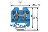 REIHENKLEMMEN WKN 10/U BLAU REIHENKLEMMEN WKN 10/U BLAU