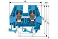 WKI 10 U BLAU/V0 DURCHGANGSKLEMME WKI 10 U BLAU/V0 DURCHGANGSKLEMME