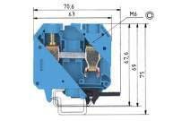 WKN 35/U BLAU REIHENKLEMMEN WKN 35/U BLAU