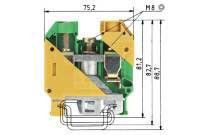 Schutzleiterklemme WKN 70 SL/U 5757090550