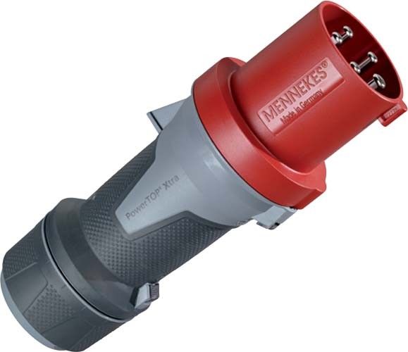 CEE Stecker PowerTOP Xtra R 13112 5p 63A 400V rot CEE Stecker PowerTOP Xtra R 13112 5p 63A 400V rot