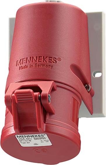 CEE Steckdose TwinCONTACT 32 5p 32A 400V rot CEE Steckdose TwinCONTACT 32 5p 32A 400V rot