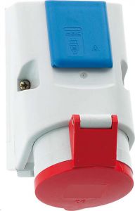 CEE-Wandsteckdosenkombi 32A 5pol 400V 1011