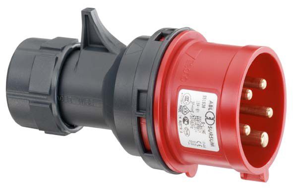 S51S30 Stecker 5P/16A 400V/IP44/6h/rot S51S30 Stecker 5P/16A 400V/IP44/6h/rot