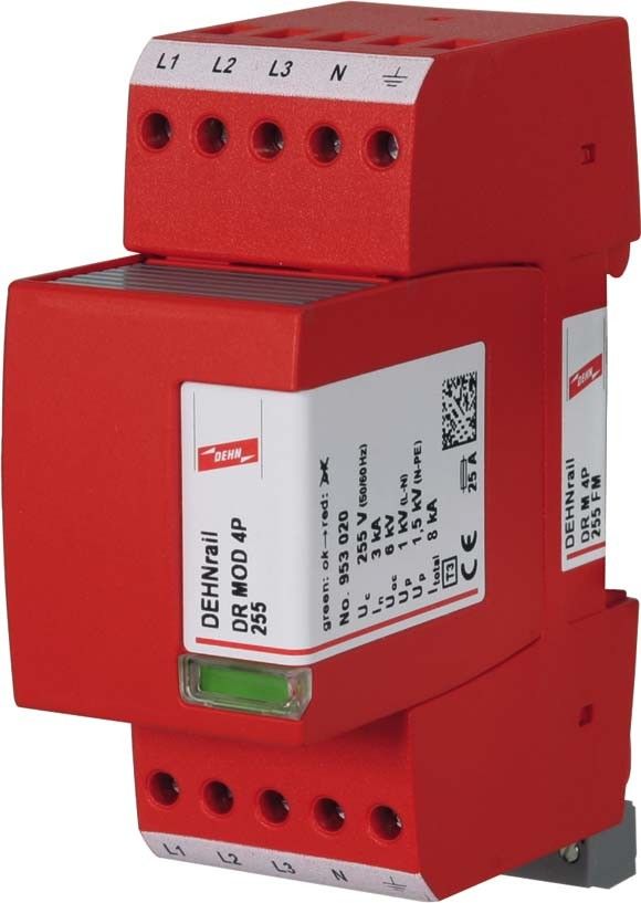 ÜS-Ableiter DEHNrail DR M 4P 255 FM