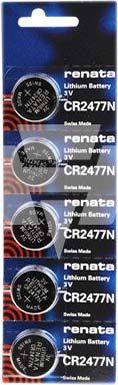 Knopfzelle Lithium Renata RE2477N Knopfzelle Lithium Renata RE2477N