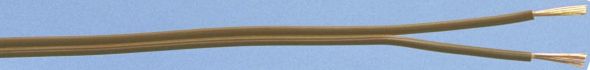 Lautsprecherleitung std. 2x0,75mm² 100m Ring braun Lautsprecherleitung std. 2x0,75mm² 100m Ring braun