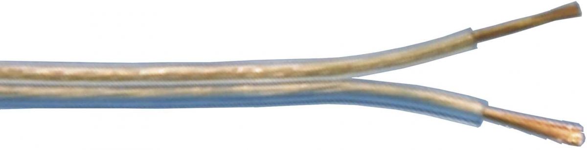 Lautsprecherleitung std. 2x4,00mm² 100m Ring transparent Lautsprecherleitung std. 2x4,00mm² 100m Ring transparent