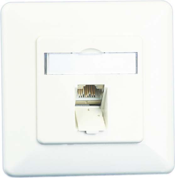 Anschlussdose C6A UP 1xRJ45,UP,rws 130C371002-I Anschlussdose C6A UP 1xRJ45,UP,rws 130C371002-I