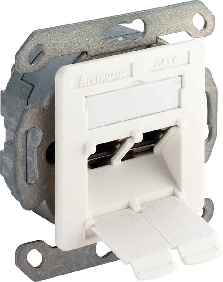 18870N1 RJ45-ANSCHLUSSDOSE 1-FACH Cat.6 18870N1 RJ45-ANSCHLUSSDOSE 1-FACH Cat.6