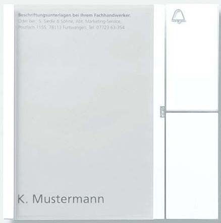 Tasten-Modul TM 612-1 DG grau Tasten-Modul TM 612-1 DG grau