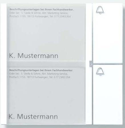 Tasten-Modul TM 612-2 DG grau Tasten-Modul TM 612-2 DG grau
