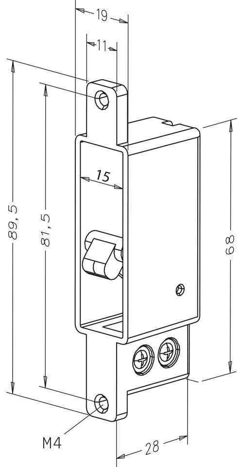 Riegelschaltkontakt 875-10 Riegelschaltkontakt 875-10