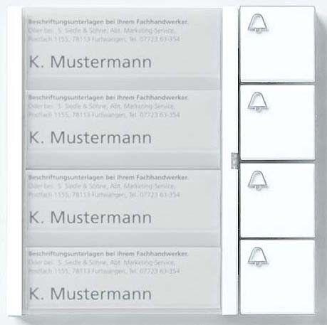 Tasten-Modul 612-4 DG Tasten-Modul 612-4 DG